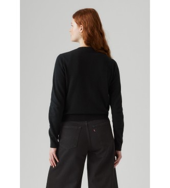 Levi's Casaco de malha super macio preto