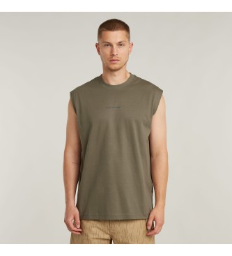 G-Star T-shirt verde boxy