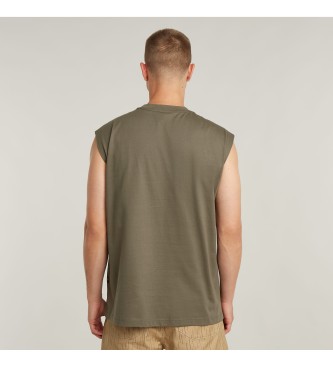 G-Star T-shirt verde boxy