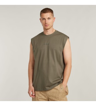 G-Star T-shirt verde boxy