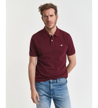 Gant Polo Scudo Bordeaux