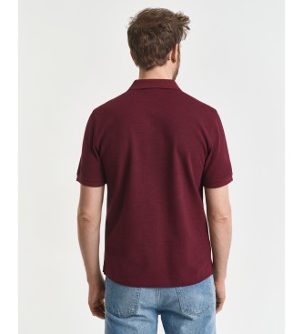 Gant Polo Scudo Bordeaux
