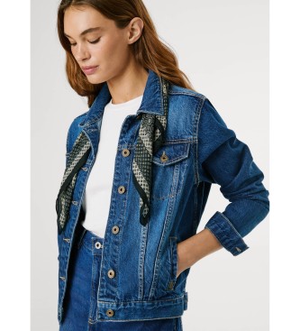 Pepe Jeans Regular Jas blauw