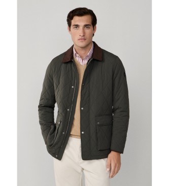 Hackett London Giacca trapuntata verde