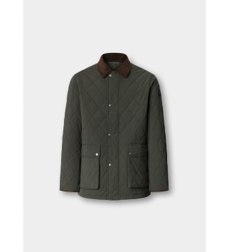 Hackett London Giacca trapuntata verde