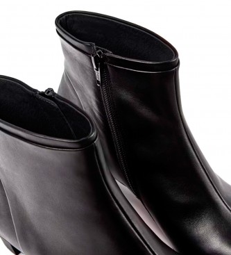 Camper Bottines en cuir Helena basses noires