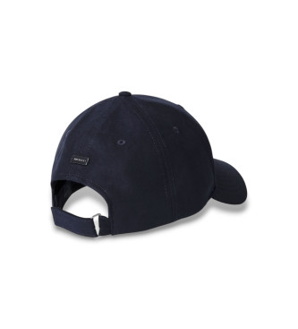 Hackett London Casquette en daim marine