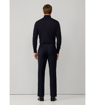 Hackett London Pantaloni blu navy semplici