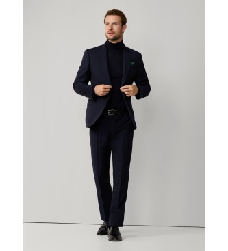 Hackett London Pantaloni blu navy semplici
