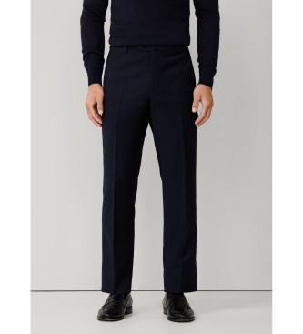 Hackett London Pantaloni blu navy semplici
