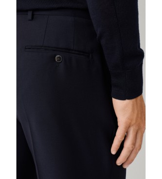 Hackett London Pantaloni blu navy semplici