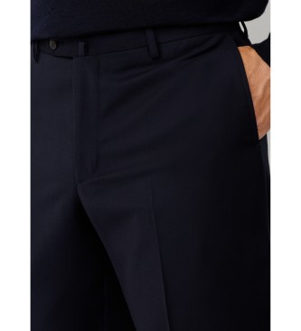 Hackett London Pantaloni blu navy semplici
