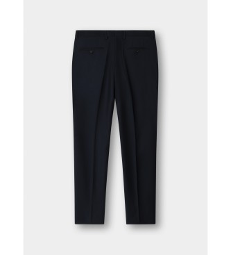 Hackett London Pantaloni blu navy semplici