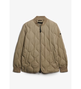 Superdry Jakke Kort quiltet foring Jakke beige
