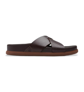 Clarks Torford Cross sandaler i l�der, bruna