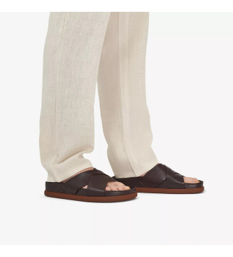 Clarks Torford Cross sandaler i l�der, bruna