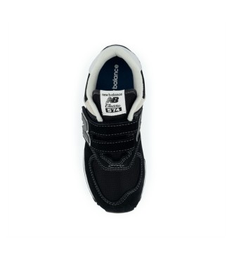New Balance Baskets en cuir 574 noir