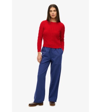 Superdry Essentials Pull Slim rouge