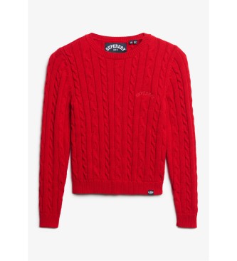 Superdry Essentials Pull Slim rouge