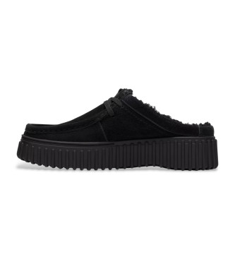 Clarks Zoccoli Torhill Mule in pelle nera