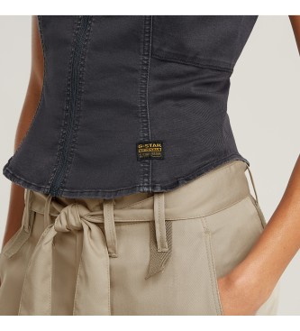 G-Star Top sin mangas negro