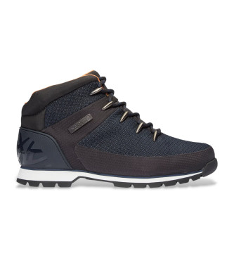 Timberland Euro Sprint navy waterproof mid-top shoes
