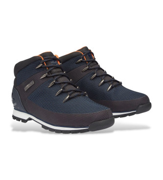 Timberland Euro Sprint navy waterproof mid-top shoes