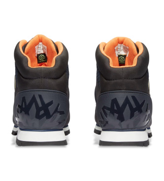 Timberland Euro Sprint navy waterproof mid-top shoes
