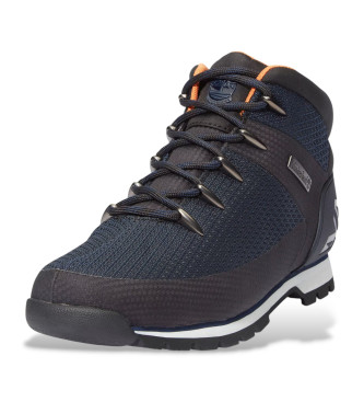 Timberland Euro Sprint navy waterproof mid-top shoes