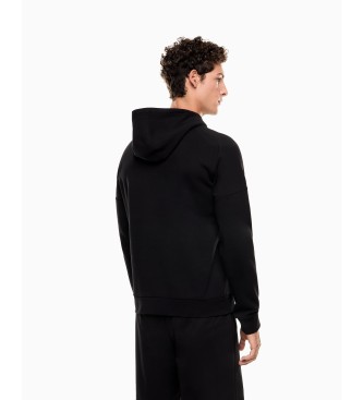 EA7 Visibility hooded sweatshirt black