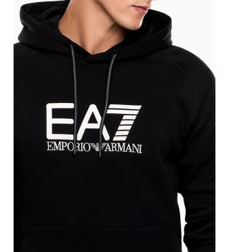 EA7 Visibility hooded sweatshirt black