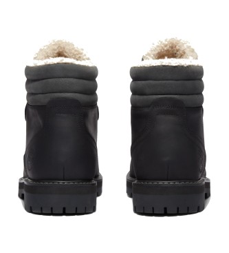 Timberland Britton Road Wasserdichte Lederstiefel mit warmer Ftterung Schwarz