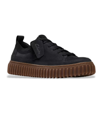 Clarks Scarpe da ginnastica Torhill Lanegro in pelle