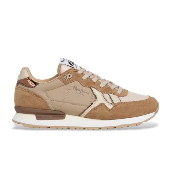 Pepe Jeans Sneakers beige Brit Mirror