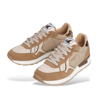 Pepe Jeans Sneakers beige Brit Mirror