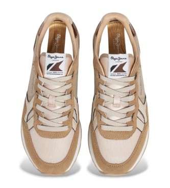 Pepe Jeans Sneakers beige Brit Mirror