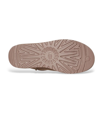 UGG Classic Ultra Mini Leather Ankle Boots taupe