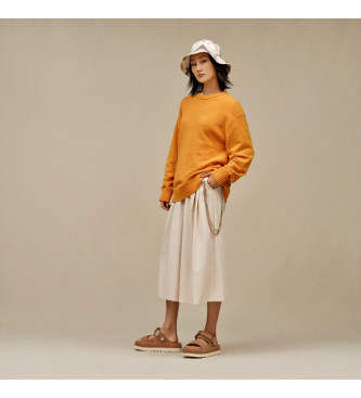 UGG Sandales en cuir Goldenstar Glide marron