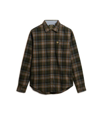 Superdry Zielona koszula Leñador