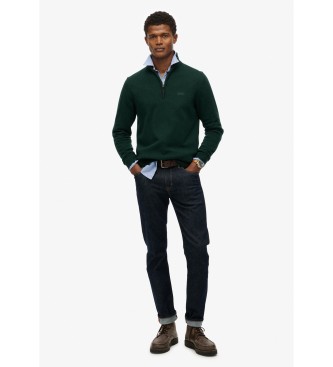 Superdry Trui van groene wol