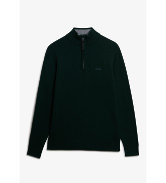Superdry Trui van groene wol