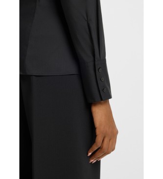 HUGO Fitted shirt black