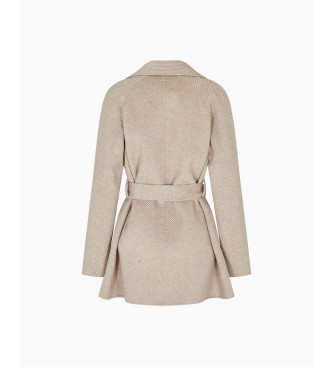 A|X Armani Exchange Brun moderne frakke