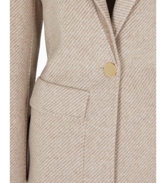 A|X Armani Exchange Brun moderne frakke