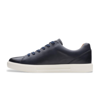 Clarks Baskets en cuir Un Costa Lace navy