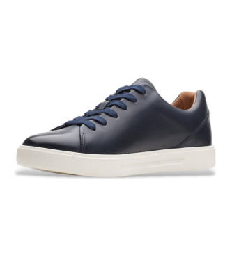 Clarks Baskets en cuir Un Costa Lace navy