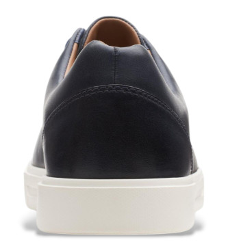 Clarks Baskets en cuir Un Costa Lace navy