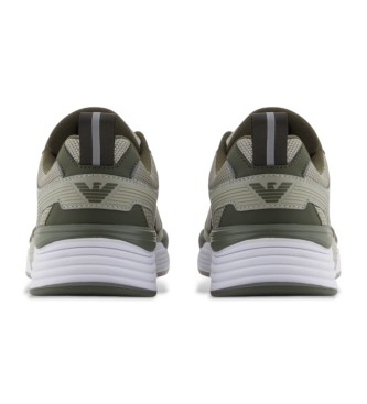 EA7 Ace Runner Novos sapatos verdes
