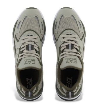EA7 Ace Runner Novos sapatos verdes