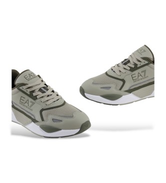 EA7 Ace Runner Novos sapatos verdes